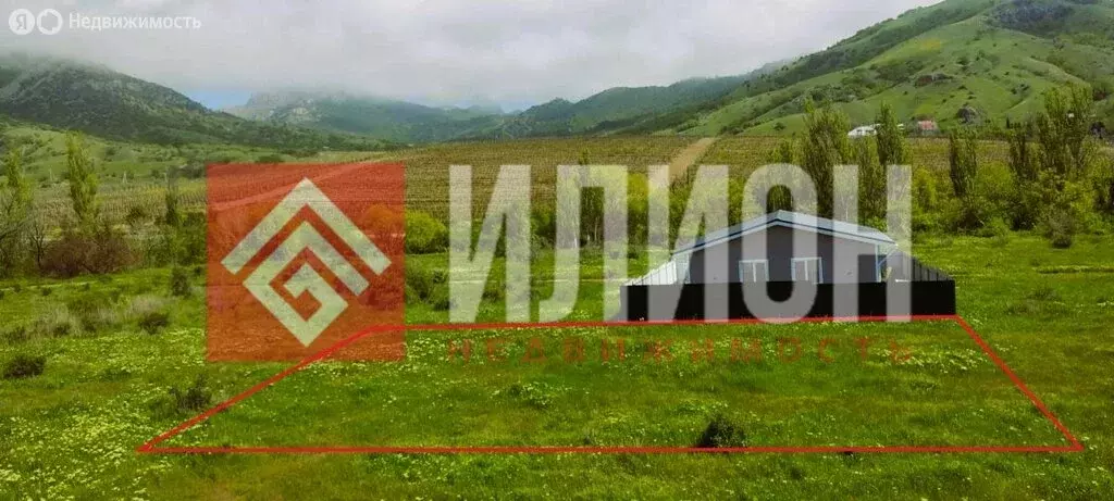 Участок в Республика Крым, муниципальный округ Феодосия, посёлок ... - Фото 2