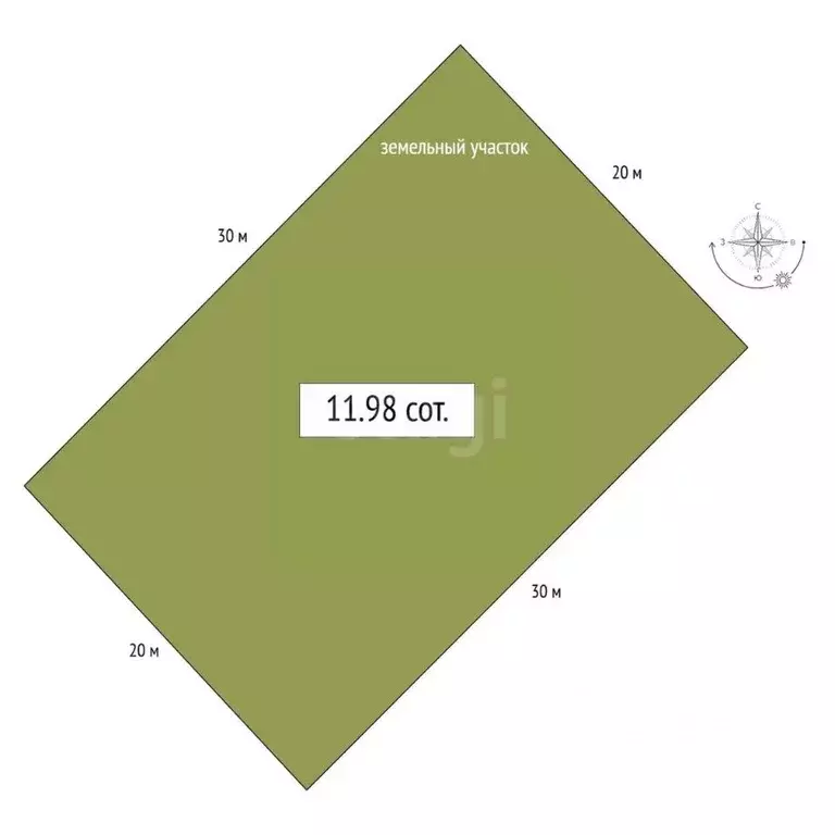 Участок в Новосибирская область, Бердск Яблонька СНТ, 93 (11.98 сот.) - Фото 2