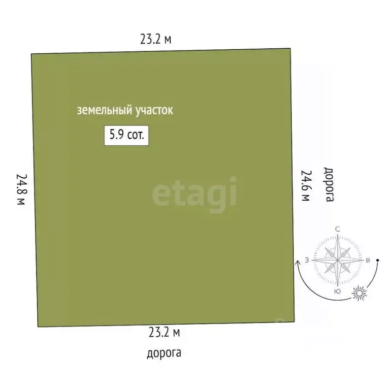 Участок в Ростовская область, Аксайский район, Щепкинское с/пос, пос. ... - Фото 2