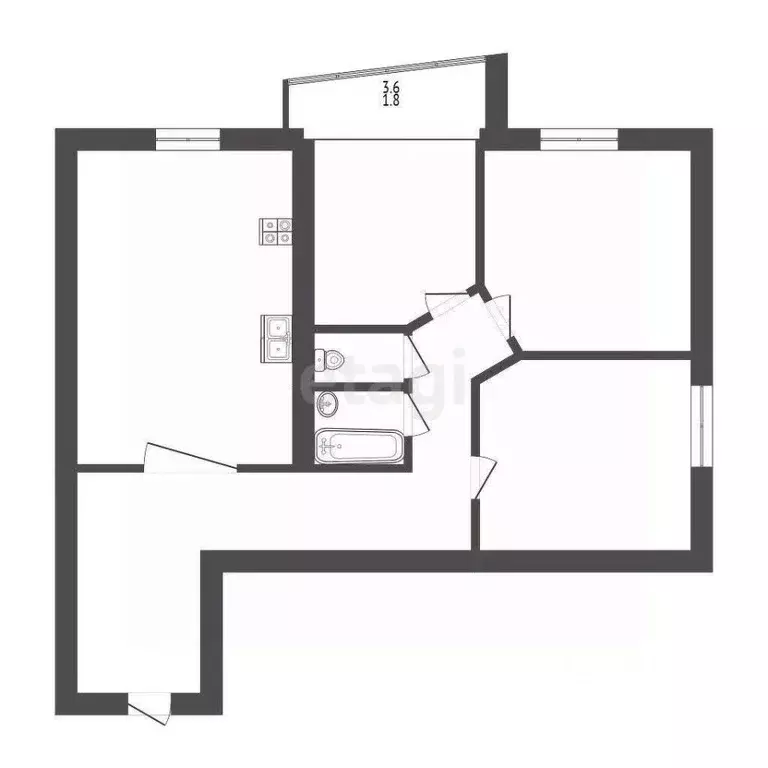 3-к кв. Мордовия, Саранск ул. Кочкуровская, 3 (83.0 м) - Фото 2