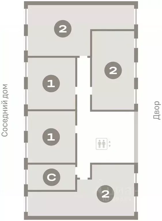 2-к кв. Новосибирская область, Новосибирский район, Краснообск рп, 3-й ... - Фото 2