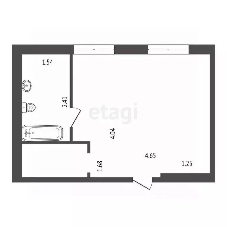 Студия Красноярский край, Дивногорск ул. Чкалова, 78 (23.8 м) - Фото 2