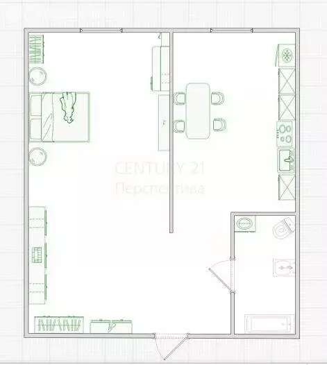 1-комнатная квартира: Люберцы, Солнечная улица, 2 (36.6 м) - Фото 1