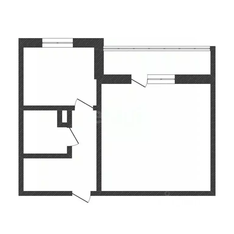 1-к кв. Курганская область, Курган Заозерный жилрайон, 7-й мкр, 24 ... - Фото 2