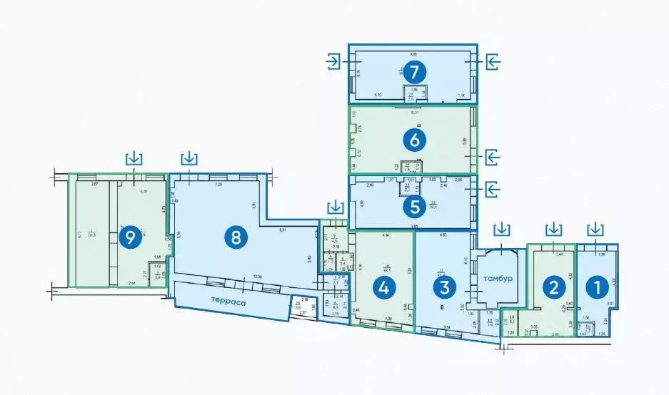 Помещение свободного назначения в Москва Долгоруковская ул., 27С1 (23 ... - Фото 2