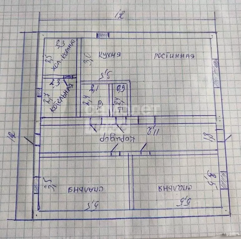 Коттедж в Пермский край, Краснокамский муниципальный округ, д. Фадеята ... - Фото 2