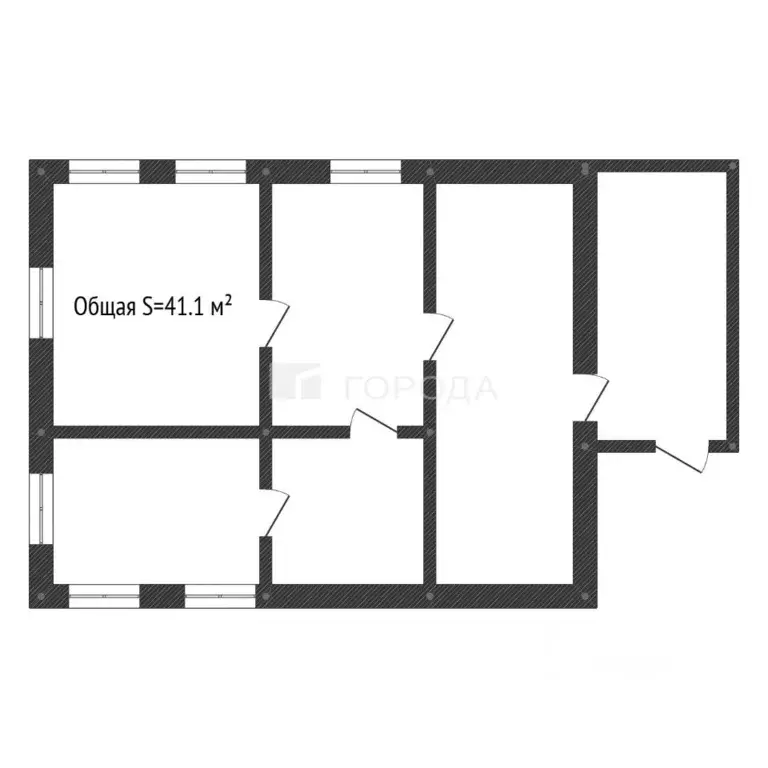Дом в Кемеровская область, Новокузнецк Озерная ул., 21 (41 м) - Фото 1