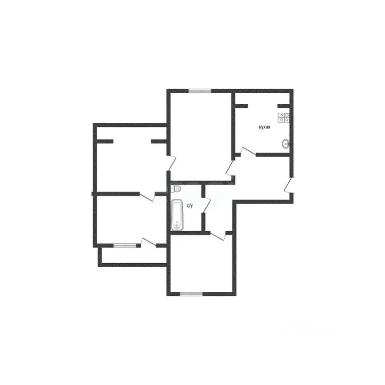 4-к кв. Тверская область, Тверь ул. Андрея Дементьева, 4 (74.0 м) - Фото 1