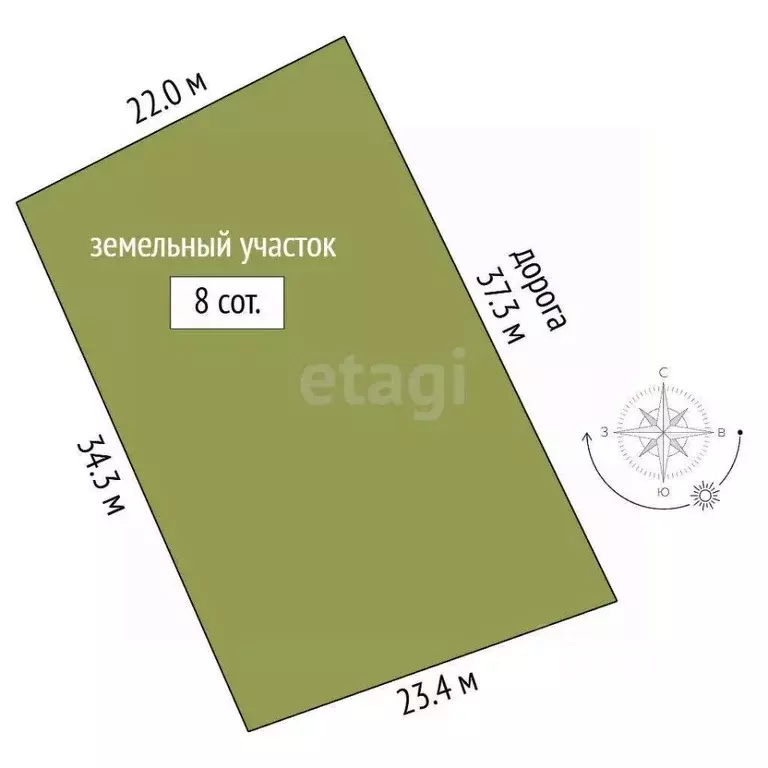 Участок в Саха (Якутия), Якутск ул. Березовая Речка (8.0 сот.) - Фото 1