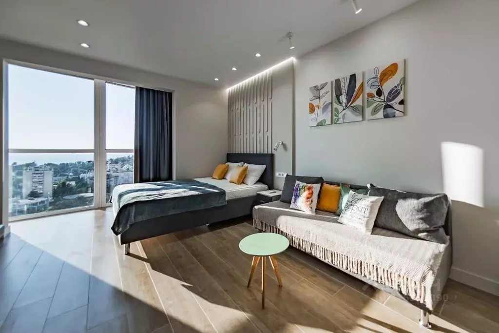 1-к кв. Краснодарский край, Сочи Центральный мкр, ул. Войкова, 27 ... - Фото 1