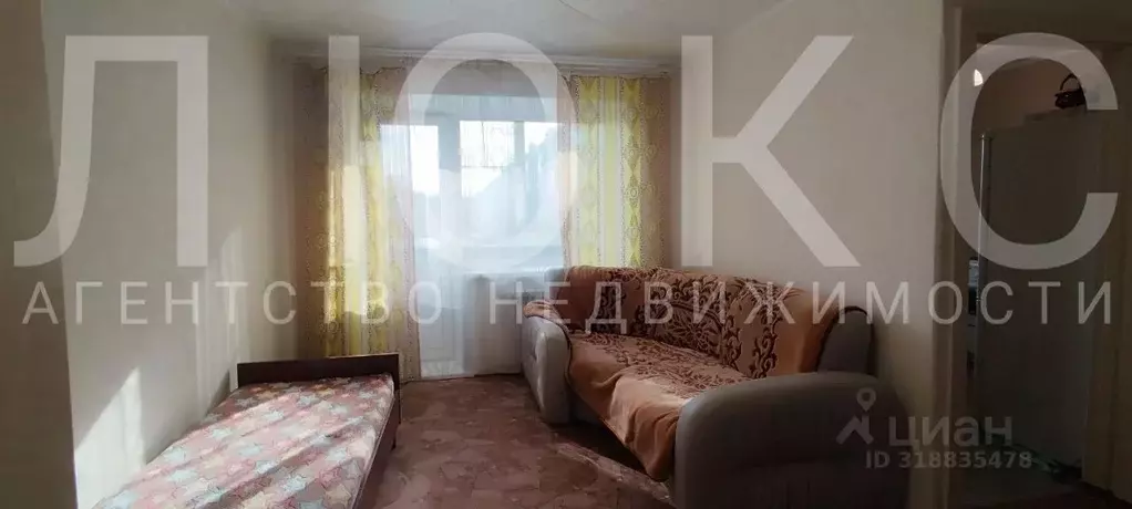 1-к кв. Кемеровская область, Новокузнецк ул. Циолковского, 48 (38.0 м) - Фото 0