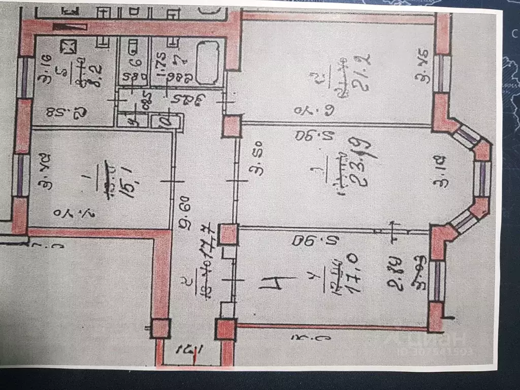 4-к кв. Московская область, Балашиха Дзержинского мкр, 16 (109.4 м) - Фото 1