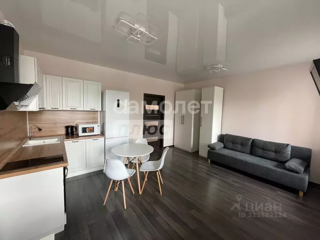 Студия Тюменская область, Тюмень ул. Беляева, 33к2 (28.3 м) - Фото 1