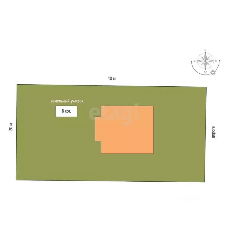 Дом в Крым, Сакский район, Молочненское с/пос, с. Витино ул. ... - Фото 2