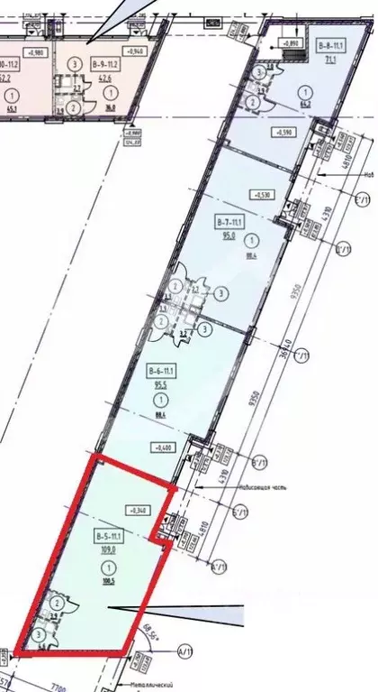 Торговая площадь в Москва 3-я оч., Шагал жилой комплекс, к10 (109 м) - Фото 2