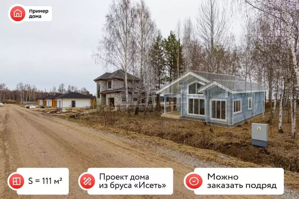 Участок в Тюменская область, Тюменский муниципальный округ, с. ... - Фото 1