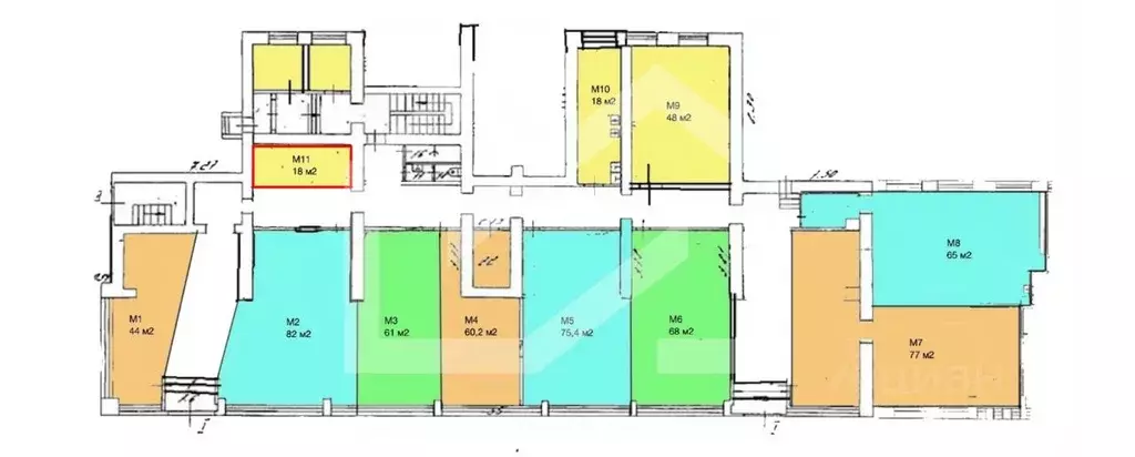 Помещение свободного назначения в Москва просп. Мира, 131К1 (18 м) - Фото 2