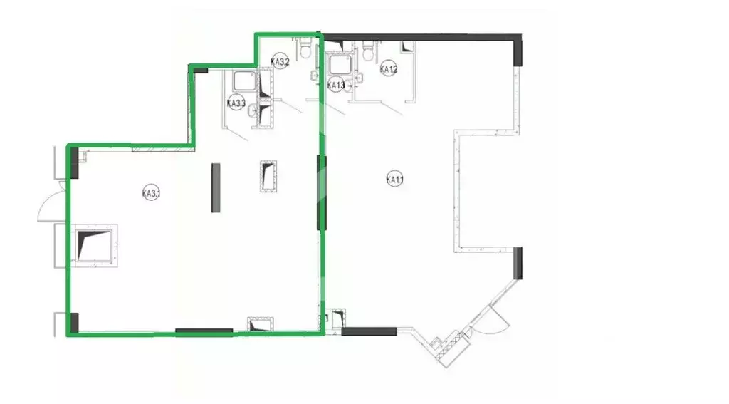 Помещение свободного назначения в Москва Летниковская ул., 6к2 (62 м) - Фото 2