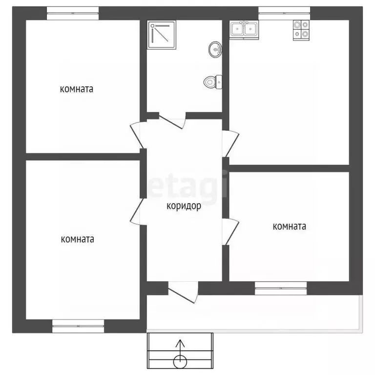Дом в Севастополь Черноморец ТСН, 43 (78 м) - Фото 2