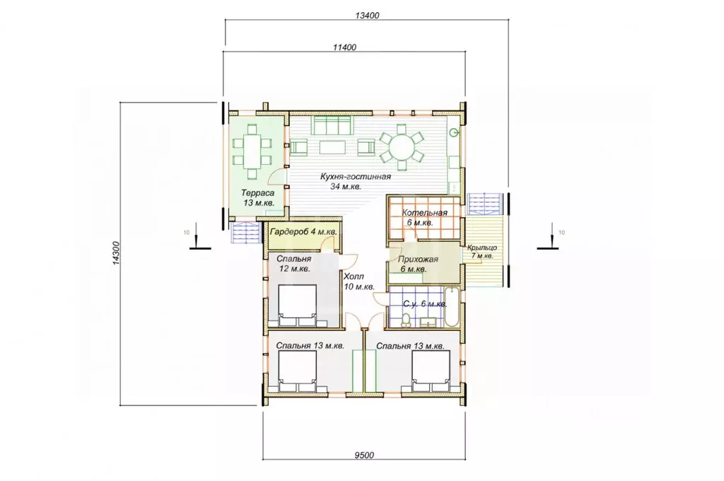 Дом в Рязанская область, Рязанский муниципальный округ, с. Дубровичи, ... - Фото 2