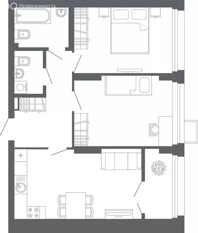 2-комнатная квартира: Екатеринбург, улица Мира, 47/7 (63.2 м) - Фото 0
