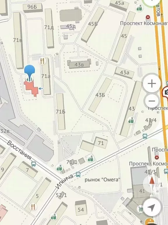 Торговая площадь в Свердловская область, Екатеринбург ул. Ильича, 71Ж ... - Фото 2