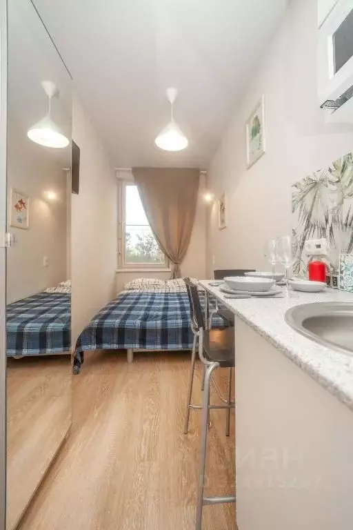 Студия Москва пос. Коммунарка, ул. Бачуринская, 7к1 (13.0 м) - Фото 1