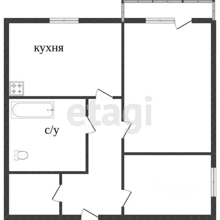 2-к кв. Свердловская область, Нижний Тагил Красноармейская ул., 74 ... - Фото 1