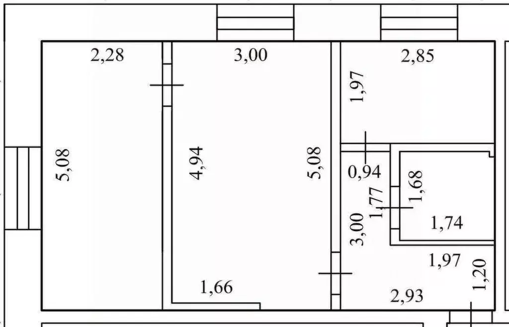 2-к кв. Севастополь ул. Академика Крылова, 7А (39.5 м) - Фото 1