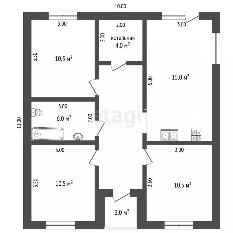 Дом в Тюменская область, Тюмень Поле Чудес-2 садовое товарищество, ул. ... - Фото 2