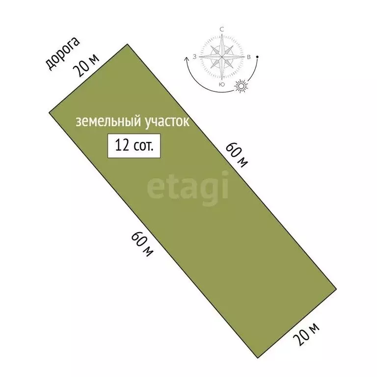 Участок в Бахчисарайский район, Ароматненское сельское поселение, ... - Фото 1