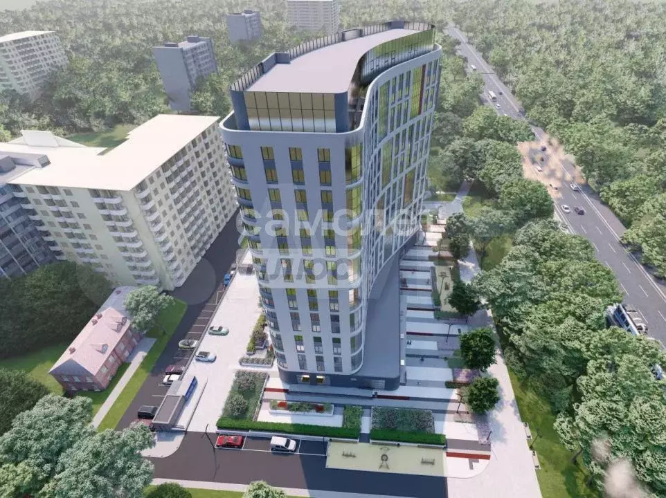 Квартира-студия, 42,9 м, 15/19 эт. - Фото 1
