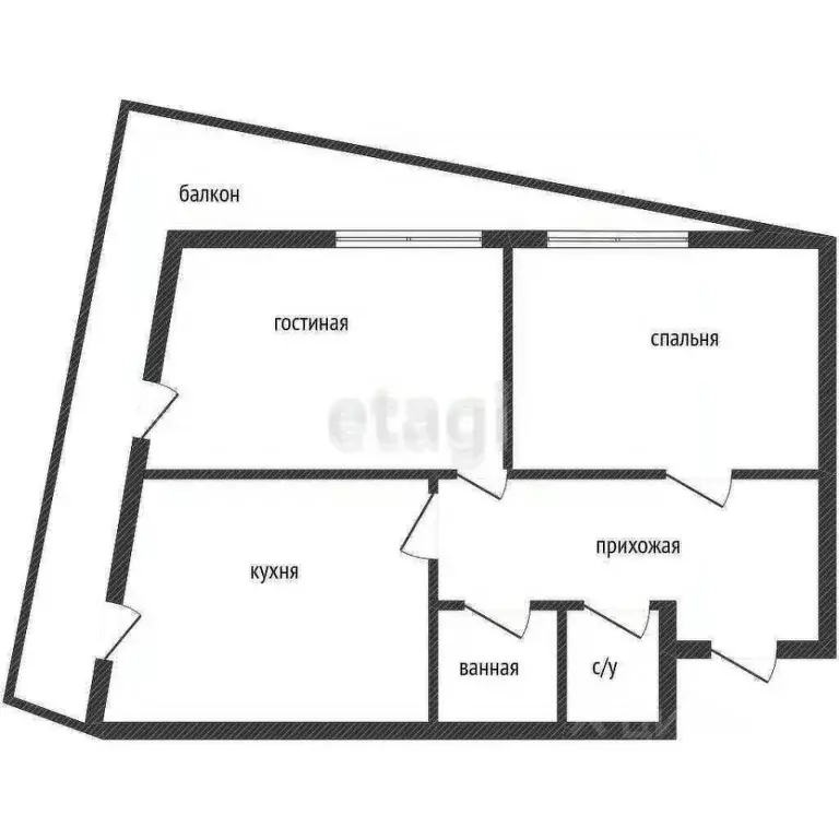 2-к кв. Краснодарский край, Горячий Ключ ул. Ленина, 184к1 (69.44 м) - Фото 1
