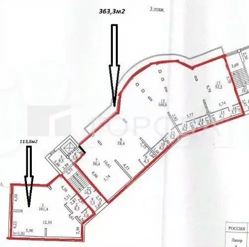 Офис в Новосибирская область, Новосибирск ул. Шевченко, 15/1 (477 м) - Фото 2