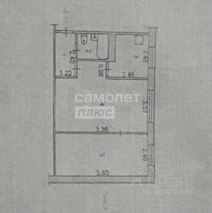 2-к кв. Чувашия, Новочебоксарск Коммунистическая ул., 24 (43.4 м) - Фото 2