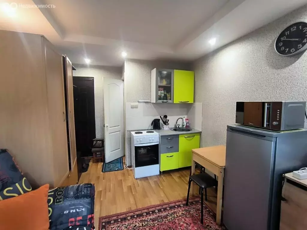 Квартира-студия: Красноярск, Краснодарская улица, 2Б (17 м) - Фото 0