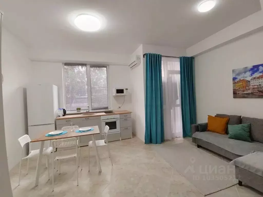 Студия Краснодарский край, Сириус пгт ул. Ружейная, 60 (34.0 м) - Фото 1