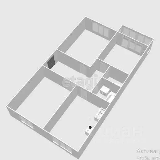 3-к кв. Сахалинская область, Южно-Сахалинск ул. Большая Полянка, 9 ... - Фото 1