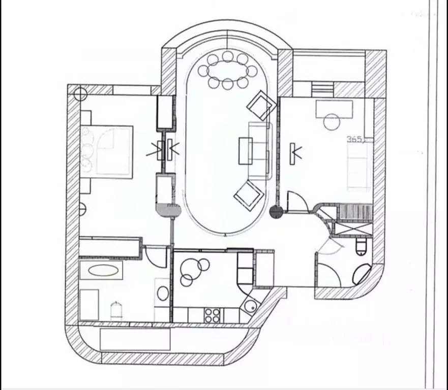3-к кв. Москва Нежинская ул., 8К1 (100.0 м) - Фото 2
