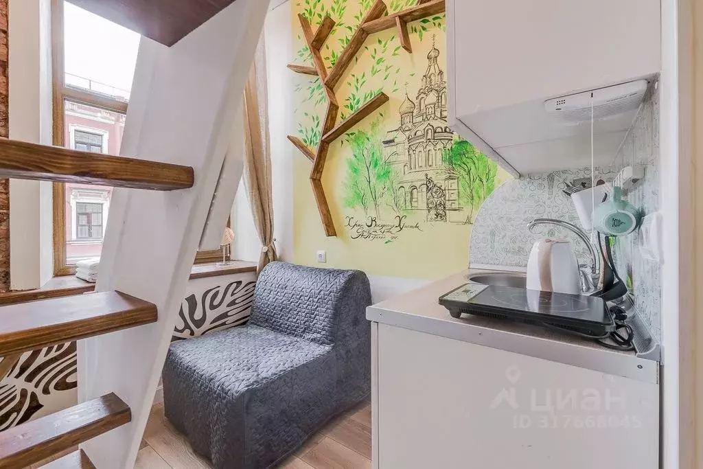 Студия Санкт-Петербург Гороховая ул., 53 (10.0 м) - Фото 1