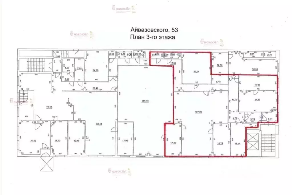 Офис в Свердловская область, Екатеринбург ул. Айвазовского, 53 (296 м) - Фото 2