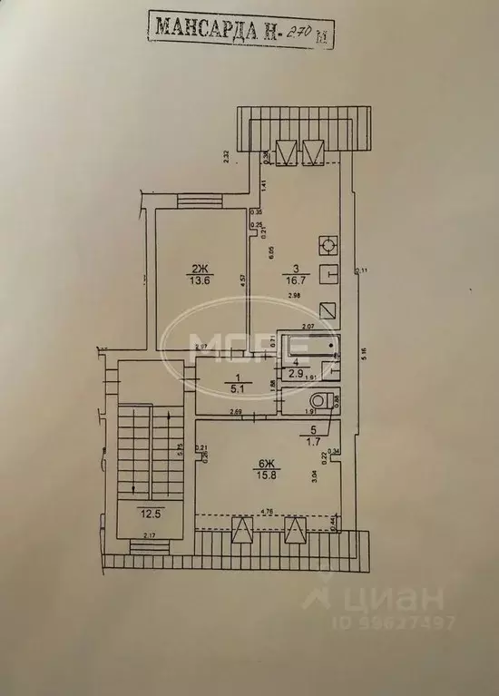 2-к кв. Калининградская область, Зеленоградск Звездная ул., 6 (55.8 м) - Фото 2