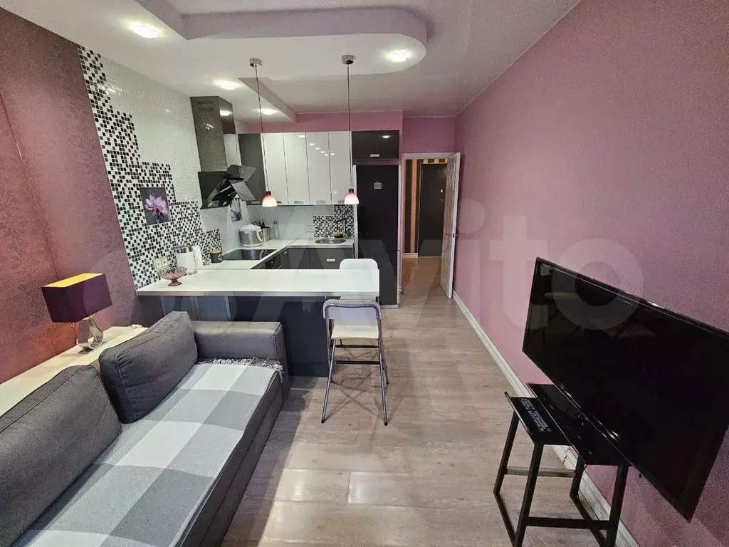 1-к. квартира, 44 м, 7/12 эт. - Фото 1