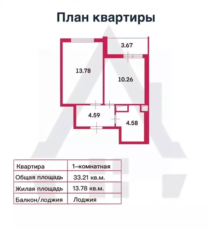 1-к кв. Санкт-Петербург аллея Арцеуловская, 15 (33.21 м) - Фото 1