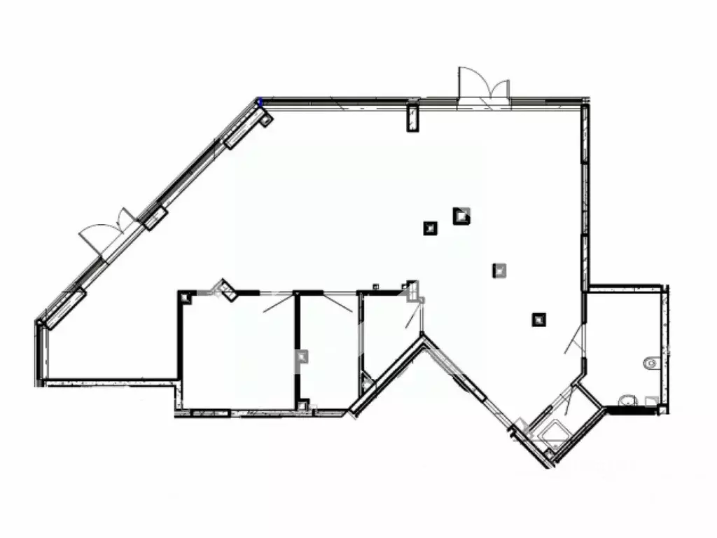 Торговая площадь в Москва наб. Марка Шагала, 11к2 (135 м) - Фото 2