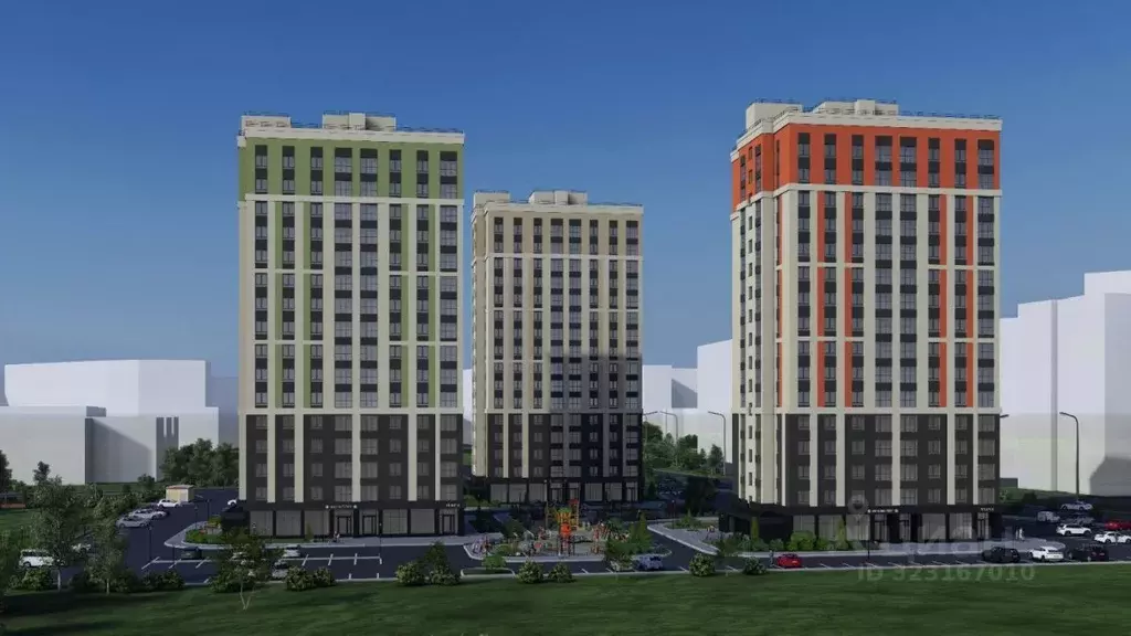 3-к кв. Брянская область, Брянск Школьный жилой комплекс (80.18 м) - Фото 2