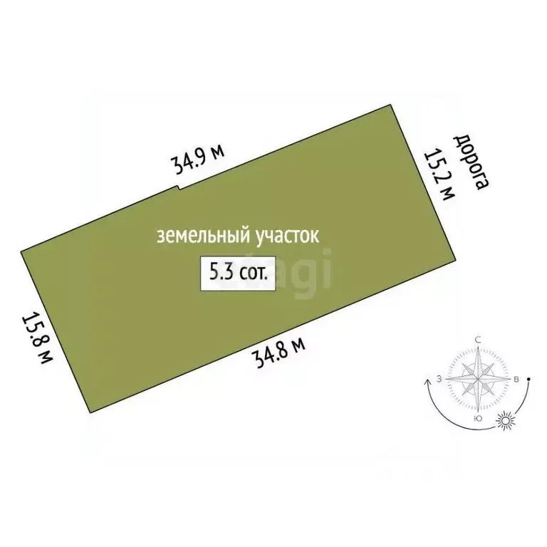 Участок в Ярославская область, Ярославль Ветеран Труда СНТ, 40 (5.3 ... - Фото 2