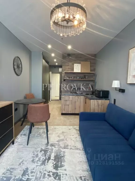 Студия Московская область, Одинцово ул. Чистяковой, 8к2 (22.6 м) - Фото 2