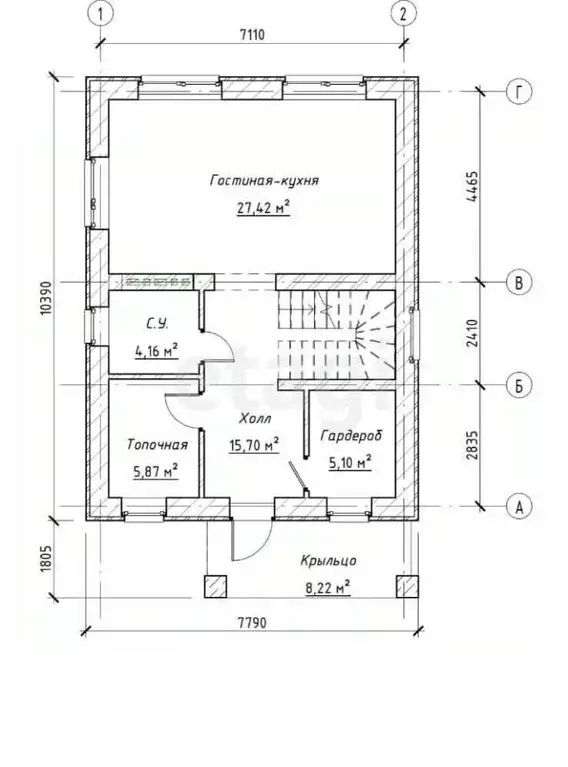 Дом в Татарстан, Казань ул. 8-я Давликеевская, 32А (130 м) - Фото 1