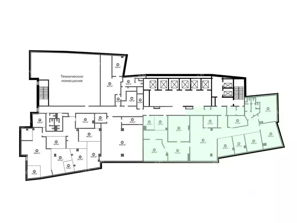 Офис в Москва ул. Сущевский Вал, 18 (500 м) - Фото 2